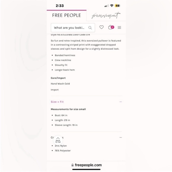 FREE PEOPLE Uptown Striped Pullover - Picture 9 of 11